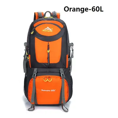 (Orange-60L, L) 50/60L Outdoor Camping Backpack Travel Hiking Pack