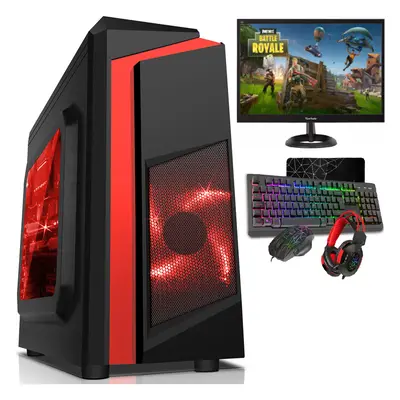 Gaming PC bundle - i5 16GB RAM 1TB GT1030 2GB F3 red