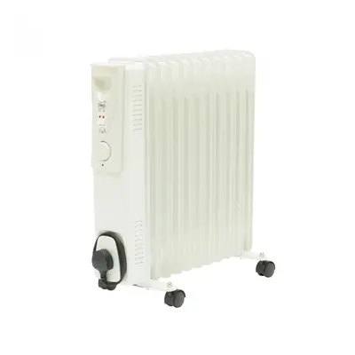 11 Fin White Electric Oil Filled Radiator