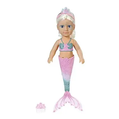 BABY born Little Sister Mermaid cm Doll - Easy for Small Hands, Creative Play Promotes Empathy &