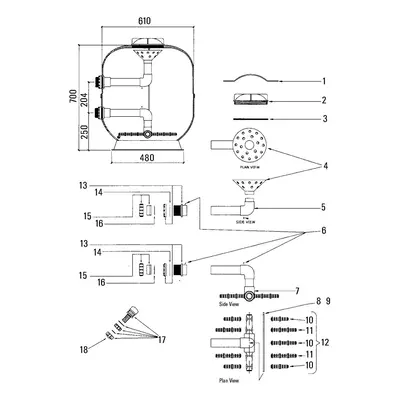 Certikin 180Mm Lateral Candle (SPL0886)