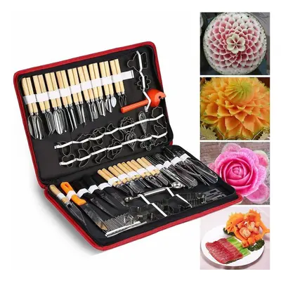 80pcs Portable Paring Knife Tool Set For Vegetable Fruit Food Sculpture Engraving Carving Wood K