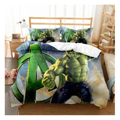 (Pattern 03, Double) Avengers Bedding Single Double Duvet Cover NEW