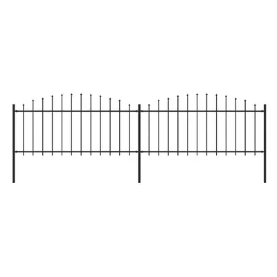 (3.4 m/ cm) vidaXL Garden Fence Spear Outdoor Panel Barrier Border Privacy Multi Sizes