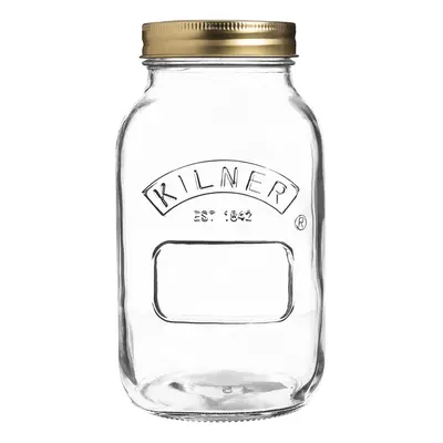 Kilner 25.401 Preserve, Jam, Chutney Jar, Litre