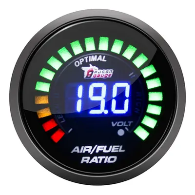 2 inch 52MM Lights Digital Car Auto Air/Fuel Ratio Monitor Racing Gauge Analog