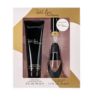 Rihanna Reb'l Fleur Gift Set 50ml EDP Spray + 90ml Body Lotion