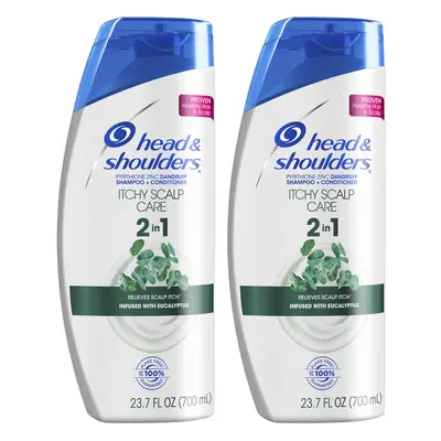 Head & Shoulders Itchy Scalp Care Anti-Dandruff in Shampoo and Conditioner Infused with Eucalypt