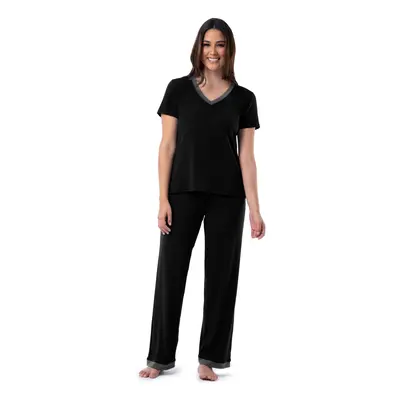 Fruit of the Loom Women's Plus Size Short Sleeve Tee and Pant Piece