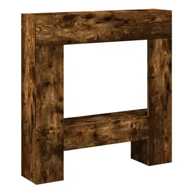 (smoked oak) vidaXL Fireplace Surround Fire Surround Fire Place Old Wood Engineered Wood