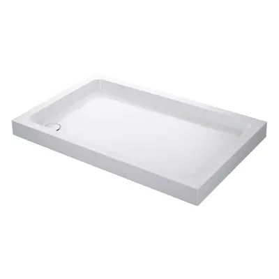 Mira Flight Shower Tray Rectangular Deep Profile Stone Resin Waste x 900mm