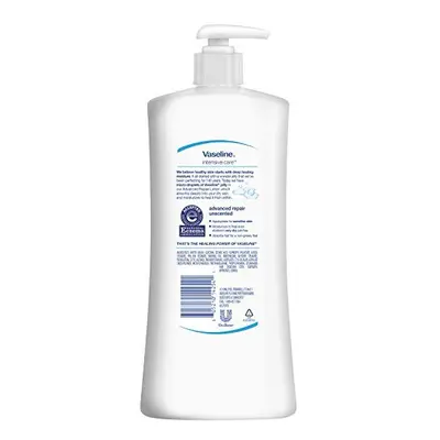 Vaseline Intensive Care Body Lotion, Advanced Repair Unscented, oz