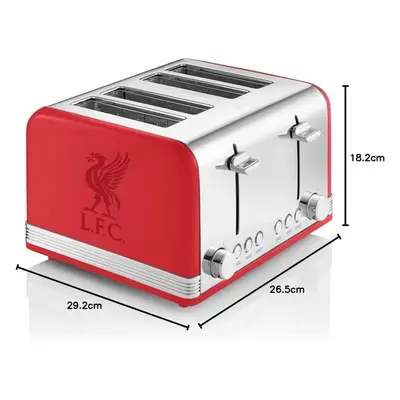 Swan Liverpool FC Retro Slice Toaster W - Red