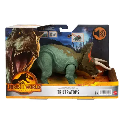 Mattel Jurassic World Roar Strikers Triceratops