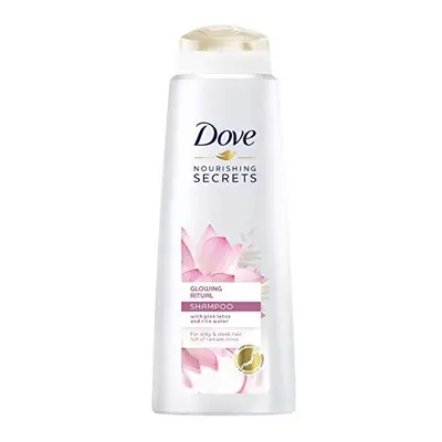 3 x Dove Shampoo - Glowing Ritual Lotus Flower - for silky and smooth hair, ml