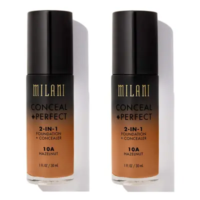 Milani Conceal And Perfect In Foundation + Concealer Hazelnut 30ml x2