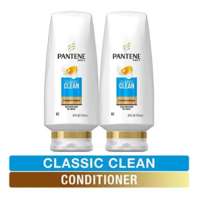 Pantene, Sulfate Free Conditioner, Pro-V Classic Clean, fl oz, Twin Pack