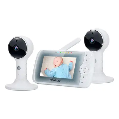 Motorola LUX65 CONNECT-2 Baby Monitor Pan & Tilt Baby Monitor Pet (White)