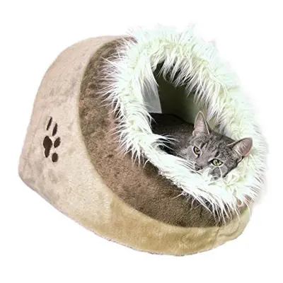 Trixie Minou Cushy And Cuddly Cave, X30 X50 Cm, Beige/ Brown - Cave Beigecm - cave beige cuddly 