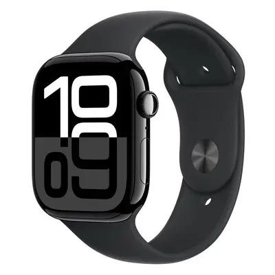 Apple Watch Series 46mm (GPS) (MWWQ3, Jet Black Aluminium Black Sport Band - M/L)