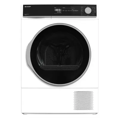 Sharp KD-NHH8S7GW21-EN 8Kg Heat Pump Tumble Dryer - White - A++ Rated