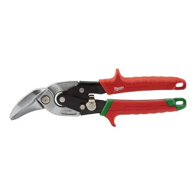 Milwaukee 48-22-4522 Offset Metal Aviation Snips Right Cut, Red