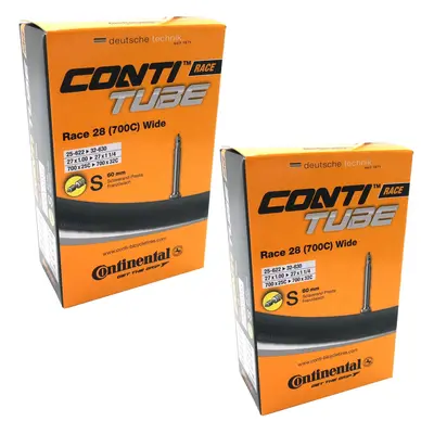 continental Race 700 x 25-32c Bike Inner Tubes with Presta 60mm Val