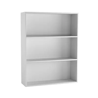 (80cm White) Wide Shelf Tier Wooden Bookcase Cabinet Storage Shelving Display Shelves Unit