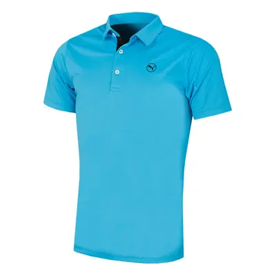 Puma Golf Mens Pure Solid Way Stretch Moisture Wicking Polo Shirt