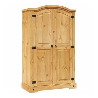 vidaXL Wardrobe Storage Cabinet Furniture Mexican Pine Corona Range Doors