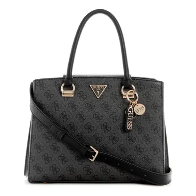 GUESS Noelle Girlfriend Satchel Coal Logo