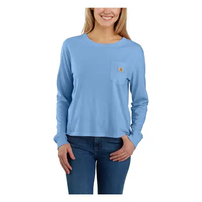 Carhartt Women's Loose Fit Lightweight Long-Sleeve Crewneck Pocket T-S