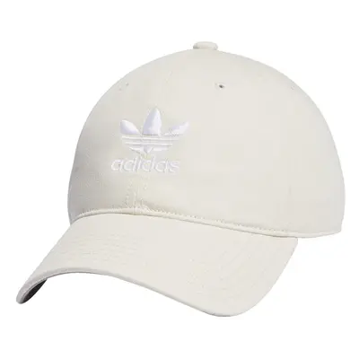 adidas Originals Men's Relaxed Fit Strapback Hat Wonder White/White