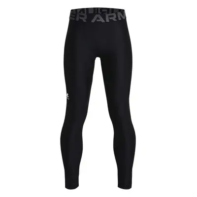 Under Armour Boys HeatGear Armour Leggings Black (001)/Pitch Gray