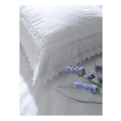 Balmoral, White Broderie Anglaise Pair Of Pillowcases