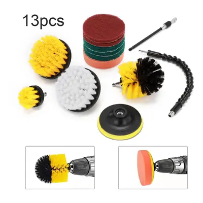 13X Drill Brush Cleaning Power Scrub Cleaner Kit Combo