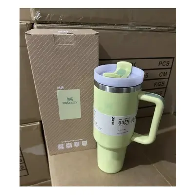 (Fruit Green (40oz)) 40oz Stanley Quencher H2.0 Tumbler Handle Straw Insulated Bottle Cup Mug