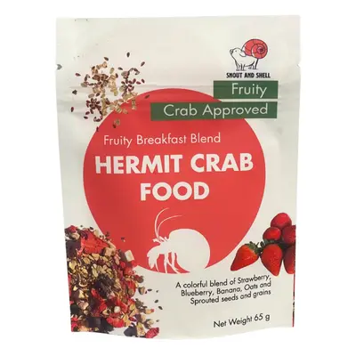 Snout and Shell Berry Hibiscus Hermit crab Dry Food - High Protein Nu