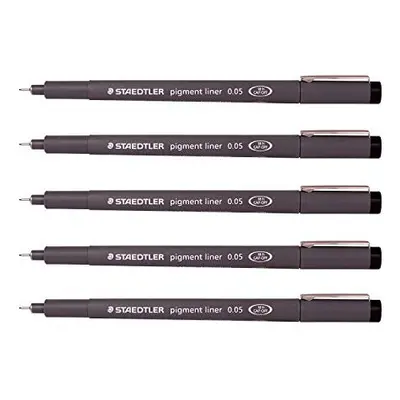 Staedtler 0.05 mm Pigment Liner Fineliner Sketching Drawing Drafting Pens Pack of