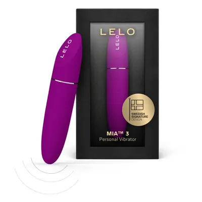 (Deep Rose) LELO MIA Female Personal Massager, Mini Vibrator Quiet With Pleasure Settings And an