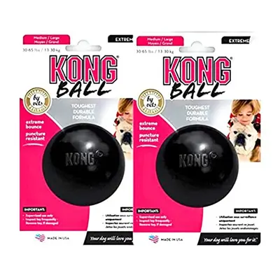 Extreme Ball Dog Toy - Medium/Large, Black x