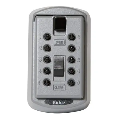 Kidde AccessPoint KeySafe Original Slimline Push Button Combination Permanent Key Lock Box 2-Key