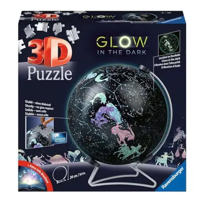 11544 Star Globe Glow in The Dark 3D Jigsaw Puzzle for Kids and Adults Age Years Up-180 Pieces-N