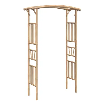 vidaXL Rose Arch Bamboo Garden Arbour Pergola Planter Patio Plant Support