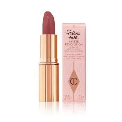 CHARLOTTE TILBURY PILLOW TALK LIPSTICK PILLOW TALK MEDIUM (Warm berry-pink Matte Revolution lips