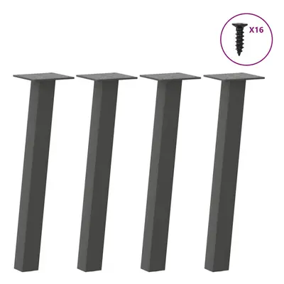 (anthracite, cm (40 mm)) vidaXL Coffee Table Legs pcs Anthracite cm Steel table leg