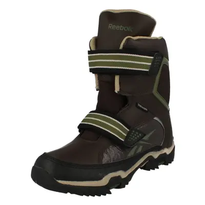 (UK 4, Earth/Super Neutral/Moss (Brown)) Ladies Reebok Strap Snow Boots Canyon Aro