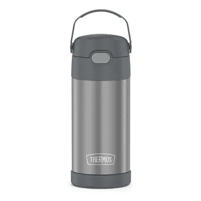 THERMOS FUNTAINER Water Bottle with Straw Ounce Grey Kids Stainless Steel Vacuum Insulated Water