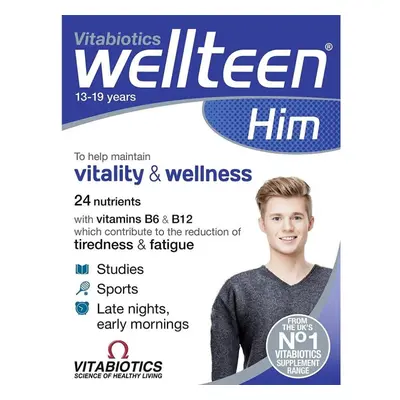 Vitabiotics Wellteen Him Tablets 30's Includes Vitamins B6 and B12