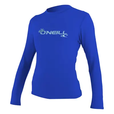 O'Neill Women's Basic Skins Upf 50+ Long Sleeve Sun Shirt Tahitian Blue Small